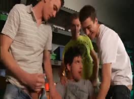 One Boy with Three Uncut Cocks